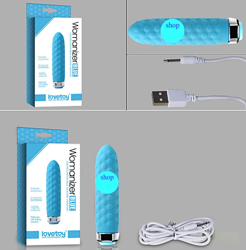 Que rung Lovetoy Blue bi siêu to nhỏ gọn rung mạnh tiện lợi